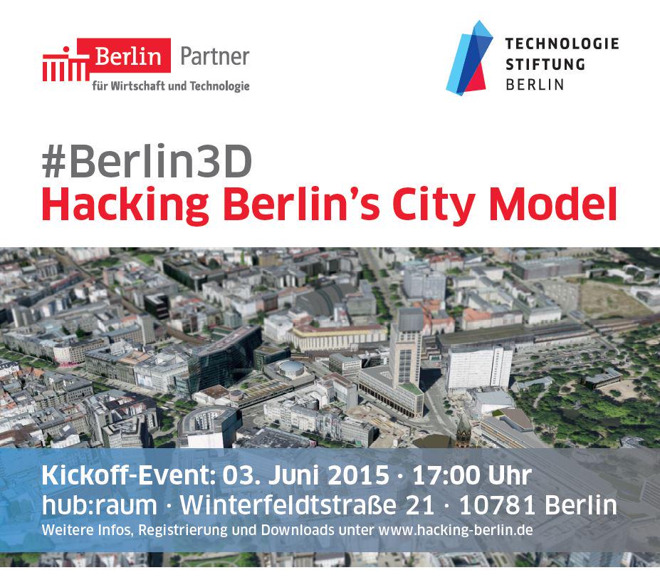 BerlinPartner's tweet image. #smartcityberlin! Hacking #3Dcitymodel:Kickoff #Berlin3D 03/06/15. @TSBBerlin @metropolitansol ow.ly/Nf6vu