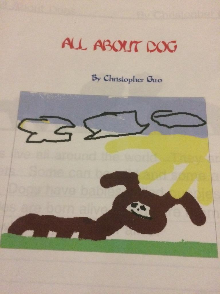 cguo97's tweet photo. I found this cleaning my room. Yeah, that's supposed to be a dog. http://t.co/uYgdctqPjG