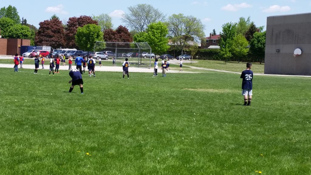 Chummer66's tweet image. Halbert Hawks- boys soccer game at Chartland Jr P.S