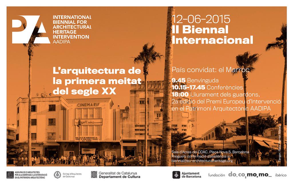 eu_archeritage's tweet image. Presentación de la
II Bienal Internacional

#BeyondBuildingB 
#Construmat2015

Viernes 12.30 
stand de @COACatalunya