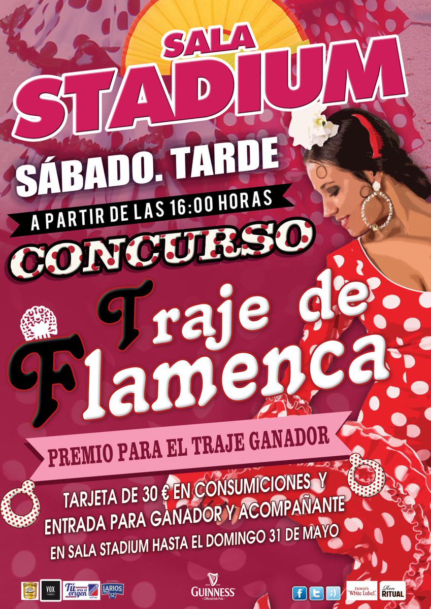 pubstadium's tweet photo. VIVE EL AMBIENTE DE #FERIADEANTEQUERA EN #SALASTADIUM. CADA TARDE #SACATUTRAJEDEFLAMENCAAPASEAR http://t.co/RgOklszHjX