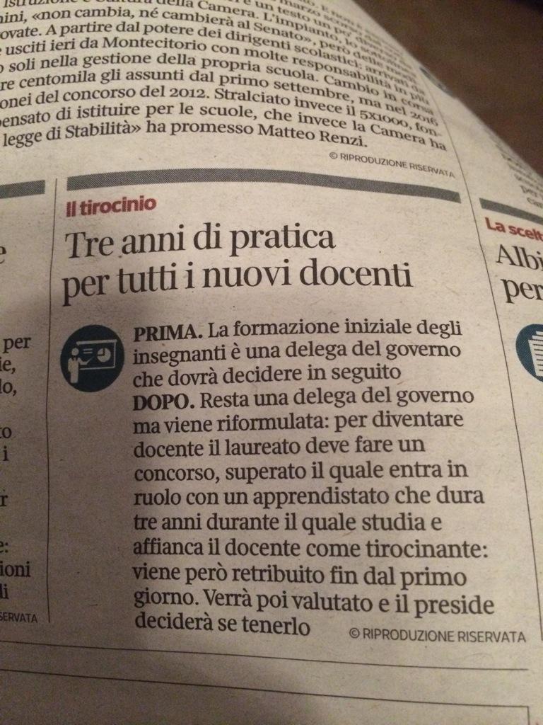 SilLong's tweet image. Laurea, vincita di un concorso, anni di lavoro nella scuola e si torna a fare i tirocinanti?#matteorisponde