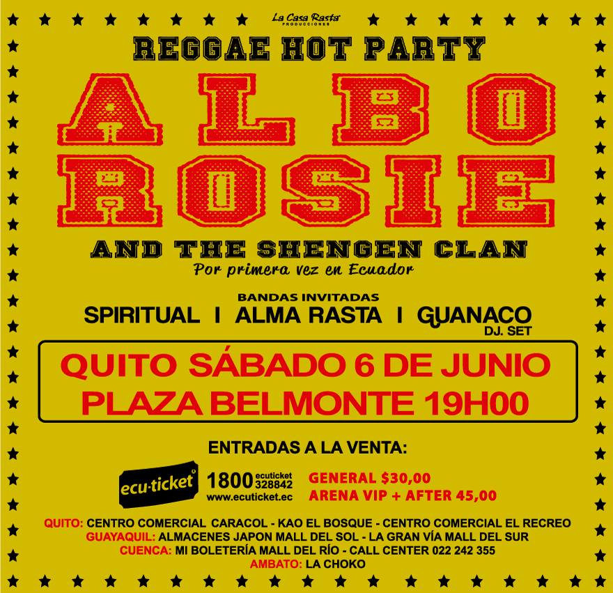 rioliveregae's tweet photo. #ReggaeHotParty ★ @Alborosie ★ @AlmaRasta ★ @Spiritualsoy ★ @guanaco_mc (DJ SET) ★ #Quito https://t.co/lqViHrZ2CI http://t.co/w00NgSi8Ci