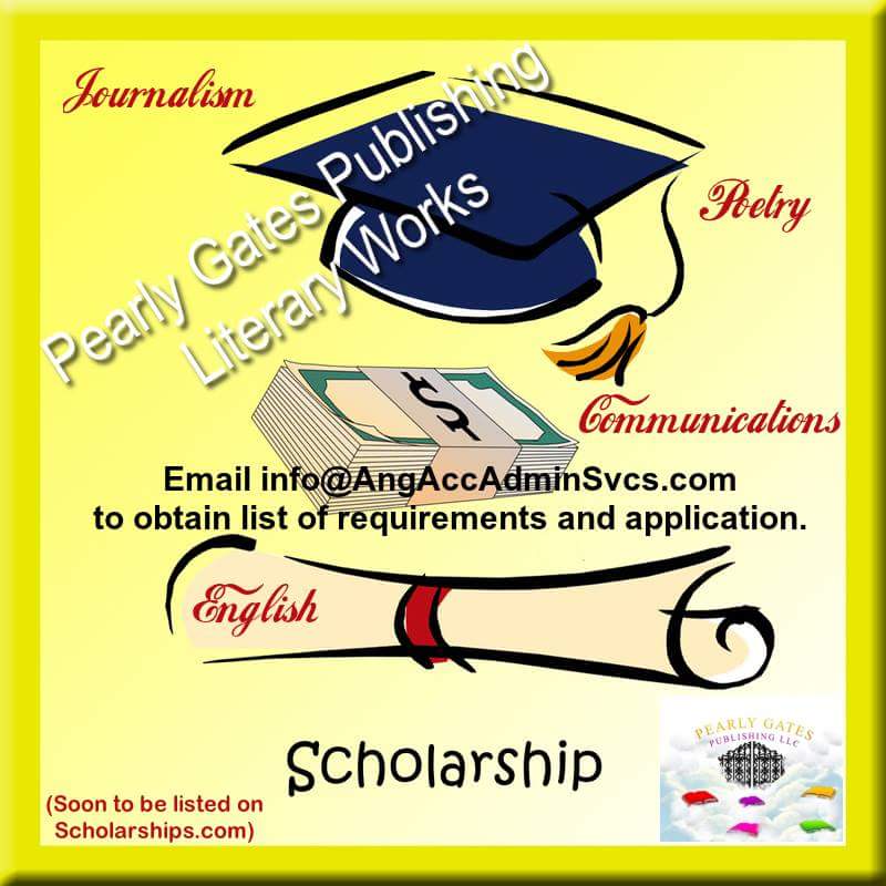 PearlyPublish's tweet image. Pearly Gates Publishing Literary Works #Scholarship #NeedBased #Writers info@angaccadminsvcs