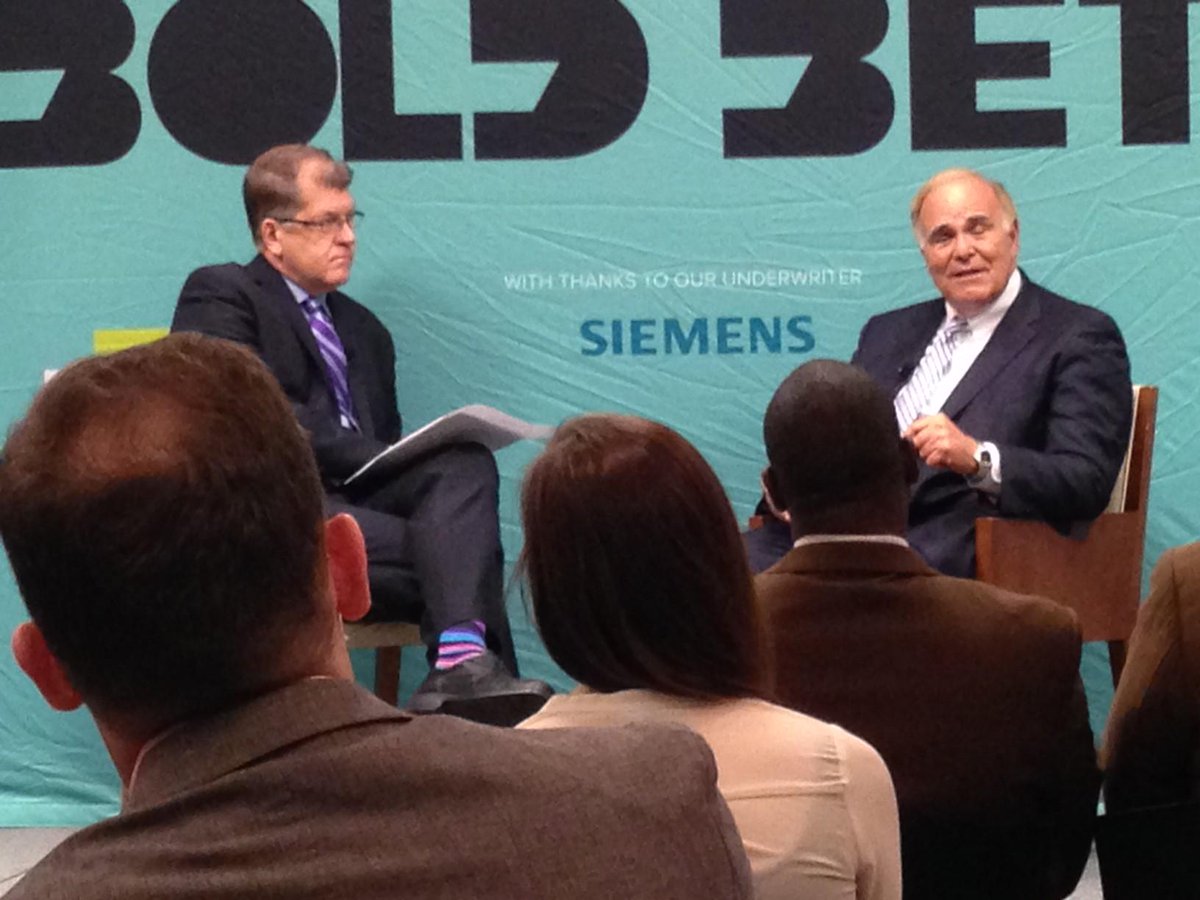 SiemensUSA's tweet photo. .@GovEdRendell speaking on smart cities at #BoldBets. #RebuildSmart. Tune in now: http://t.co/dgLxLRNVLO http://t.co/satpc5JHeZ
