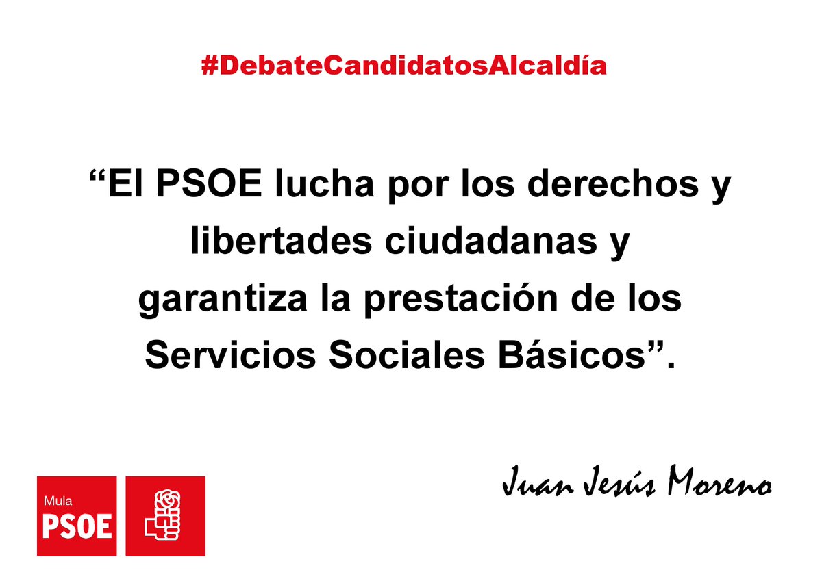 #DebateCandidatosAlcaldía Mula #YoVotoJuanje