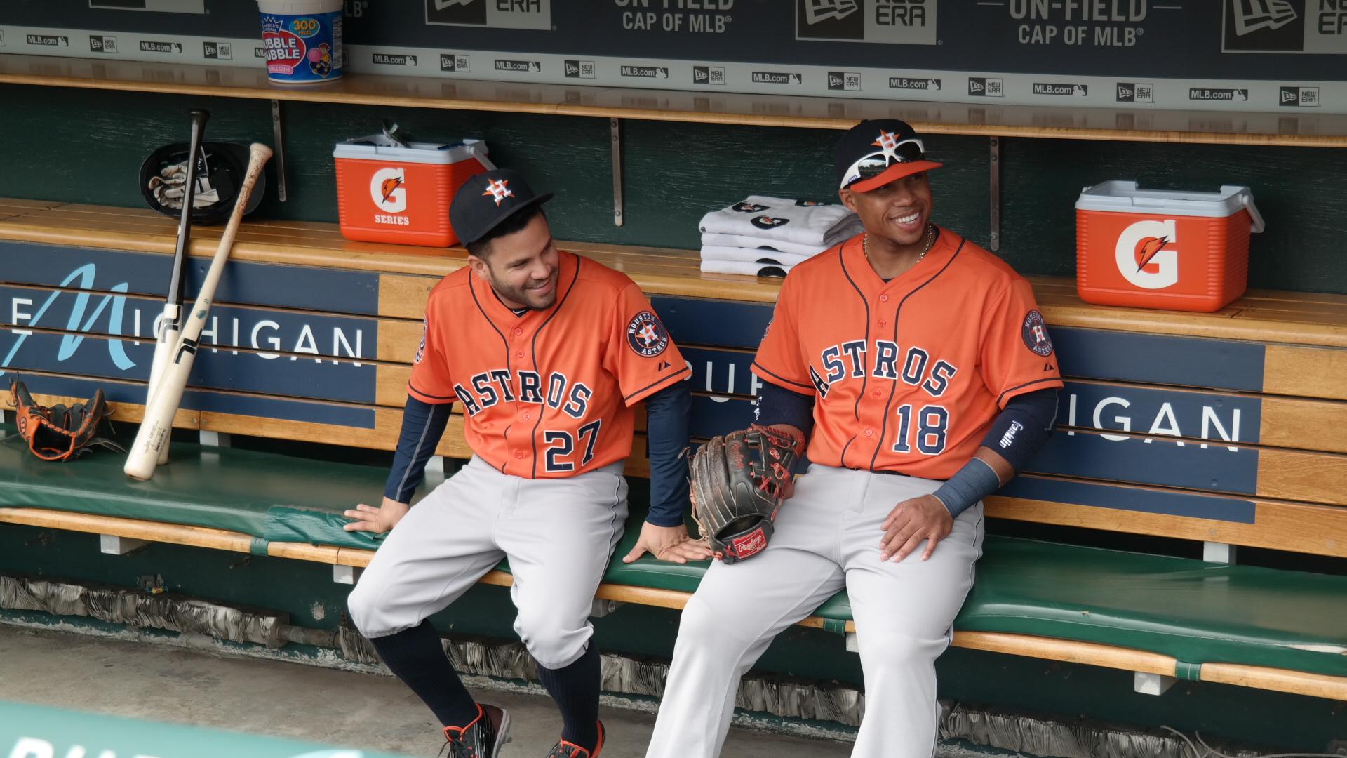 Houston Astros on X: #Astros are an MLB-best 12-4 on the road and are  sporting the road orange jerseys in Detroit today.   / X
