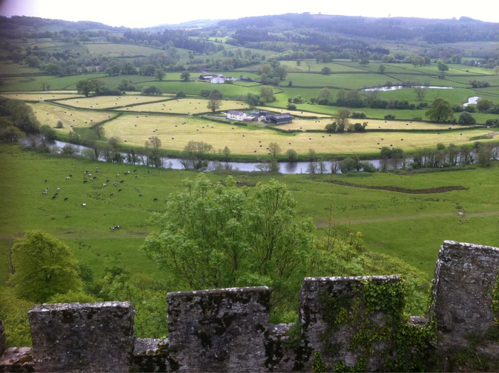 The view over the #RiverTowy from <a href="/Dinefwr_castle/">Dinefwr Castle Woods</a> :) <a href="/itvcoastcountry/">ITV Coast & Country</a> <a href="/WTWales/">Wildlife Trusts Wales</a>