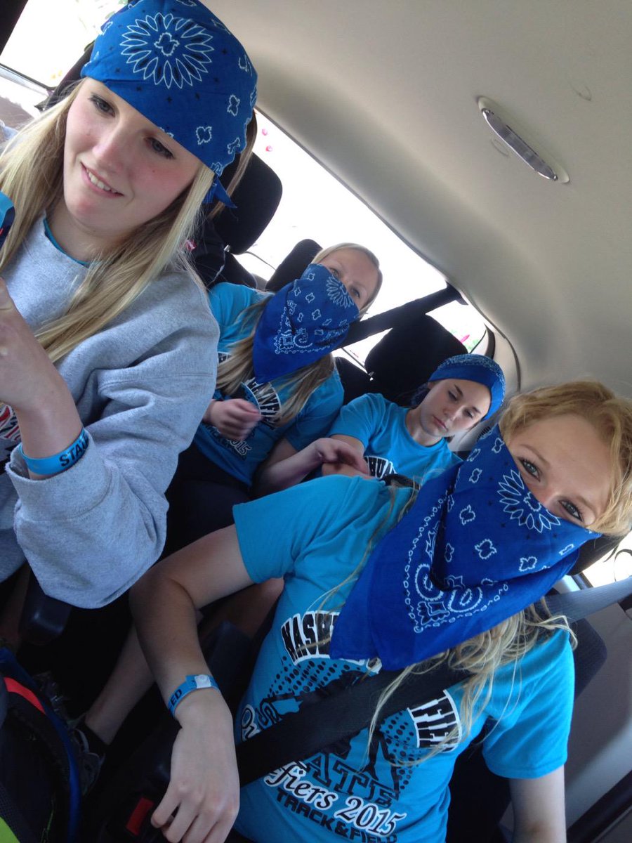NPHSGirlsTrack's tweet photo. Intimidation tactics! http://t.co/dNr6IFu4MZ