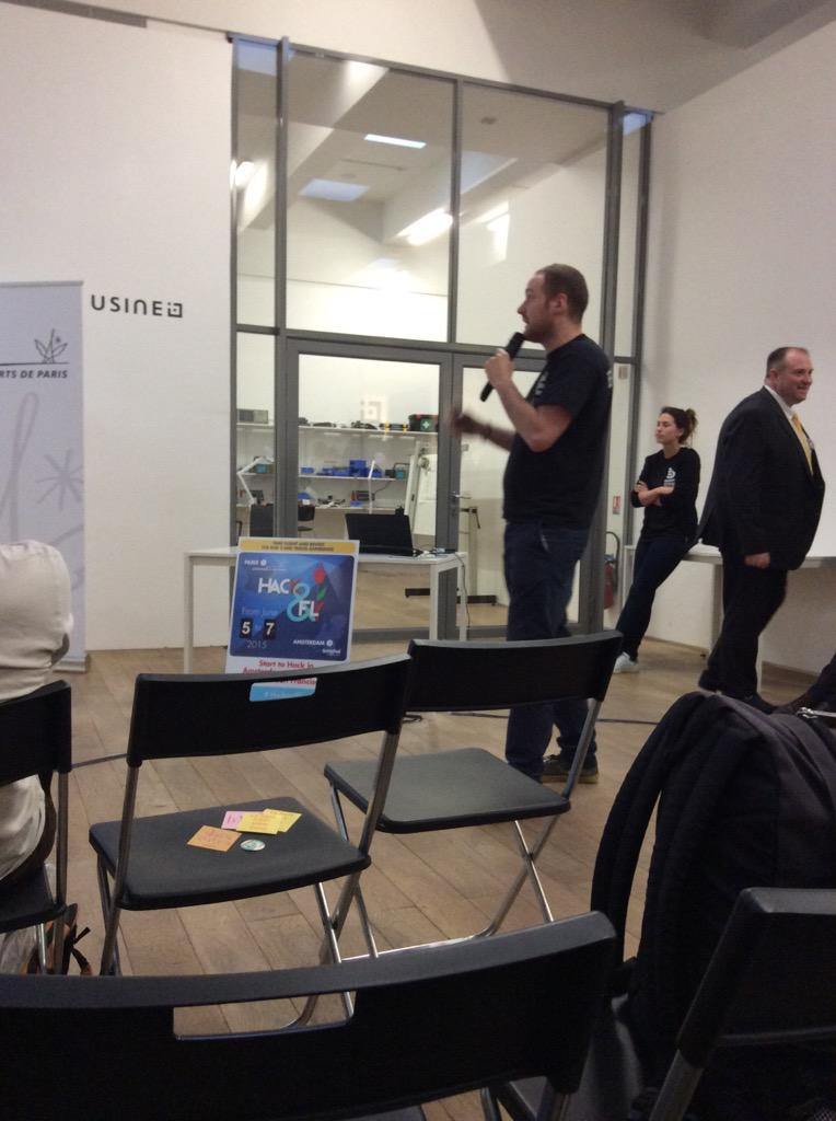 MvpOhhhDrey's tweet image. #hackandfly Alex de @BeMyAppFR dans son élément