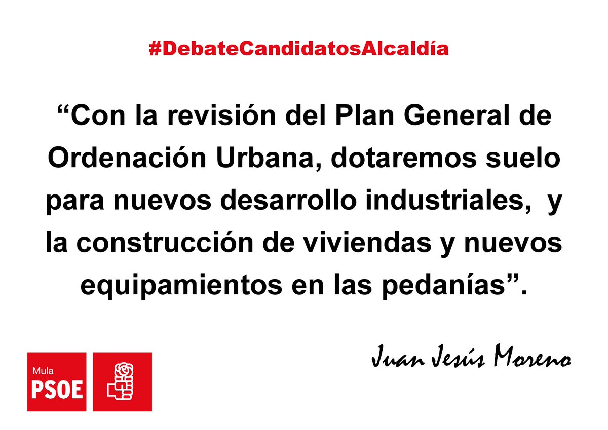 #DebateCandidatosAlcaldía Mula #YoVotoJuanje