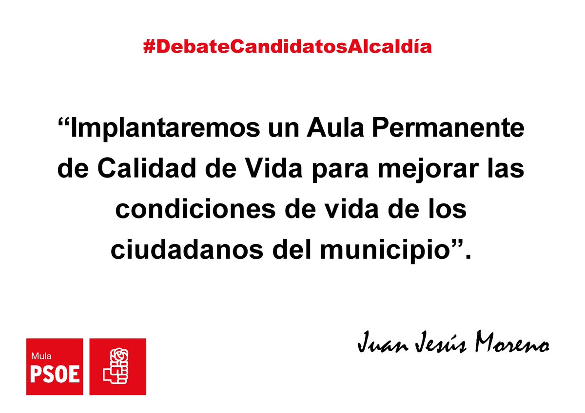 #DebateCandidatosAlcaldía Mula #YoVotoJuanje