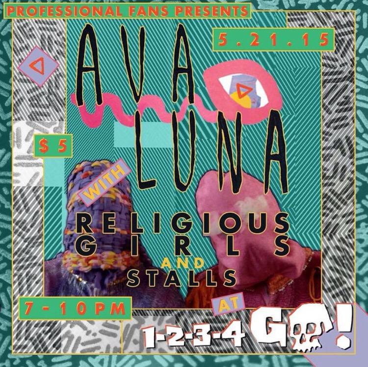 ProFans_'s tweet image. Tonight we hit @1234gorecords in Oakland for round 2 of @avalunaband with @religiousgirls &amp;amp; Stalls!!