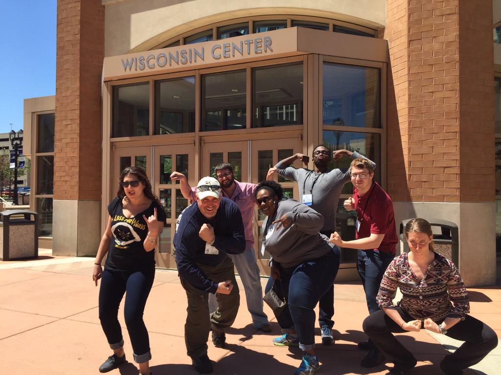 hydroalan's tweet photo. UMB FEL at SFS in MKE! #2015SFS #sfs2015 @EnvSchool @UMassBoston http://t.co/q5F1wQfXRa