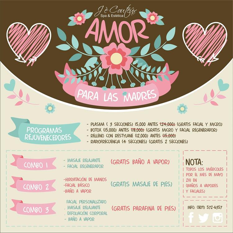 SuperMorel's tweet image. En nuestro spa tendrás el mejor regalo para dar a mamá.  809-572-6357 #maovalverde #bellezard