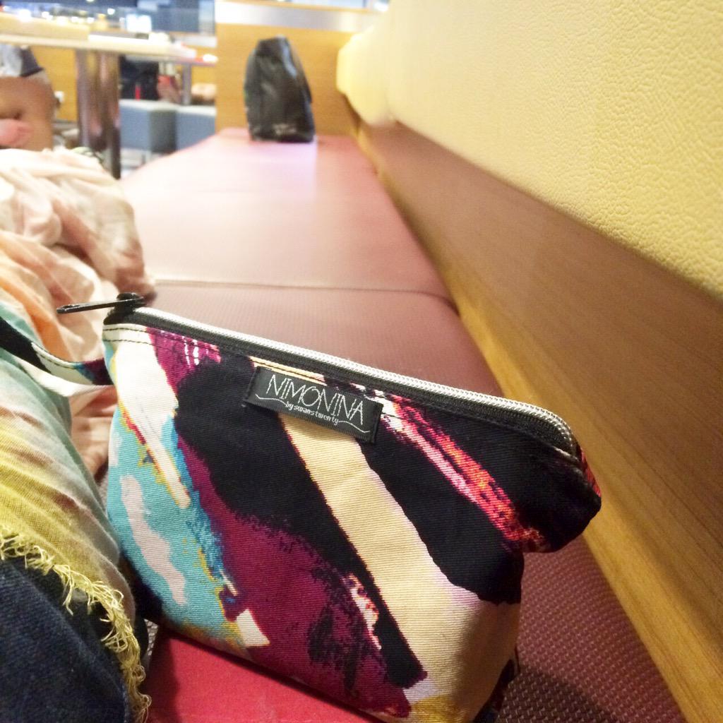 pouch from <a href="/_NIMONINA_/">NIMONINA</a> .. my travelling companion.. passport+flight ticket+iphone+pocket camera+pen is all inside👌