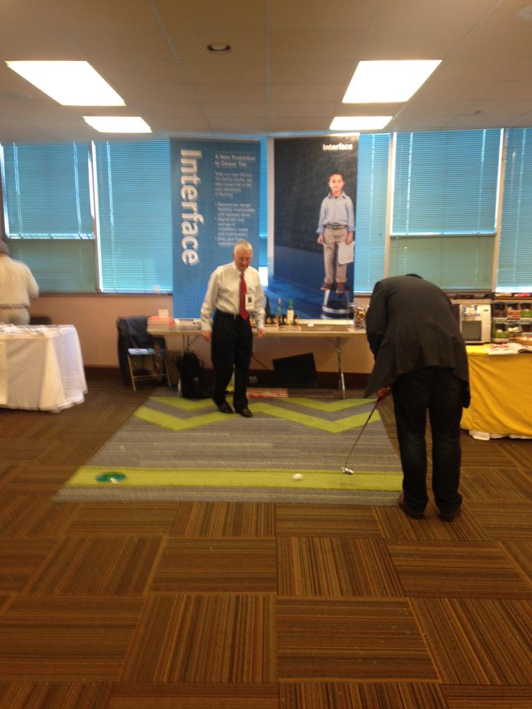 GreeenAkers's tweet photo. Course is open! #interfacecarpet #tristateasbo http://t.co/P4XmuNcdS6