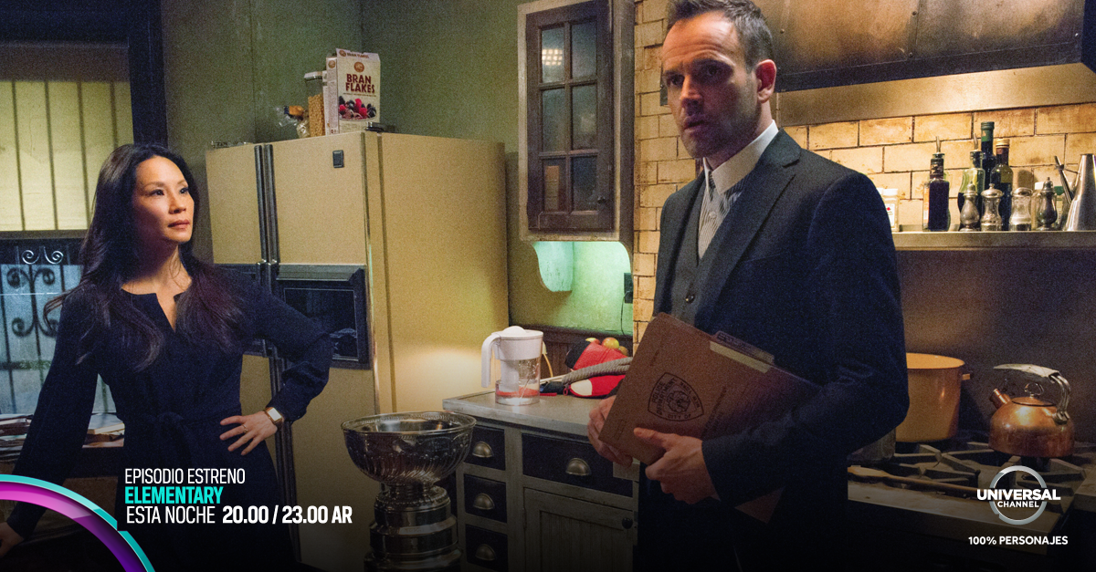 UniversalTVLA's tweet photo. Esta noche Holmes y Watson nos sorprenderán en el #EpisodioEstreno de #ElementaryLA. 20.00 / 23.00 AR. http://t.co/9MI8rue6LG