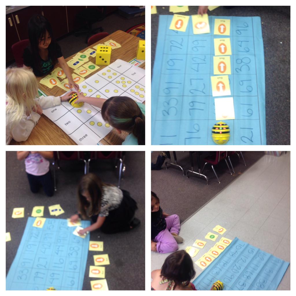 @MrsS1stGradeMP I enjoyed being a guest in your class. You're expert problem solvers #BeeBots #KidsCanCode