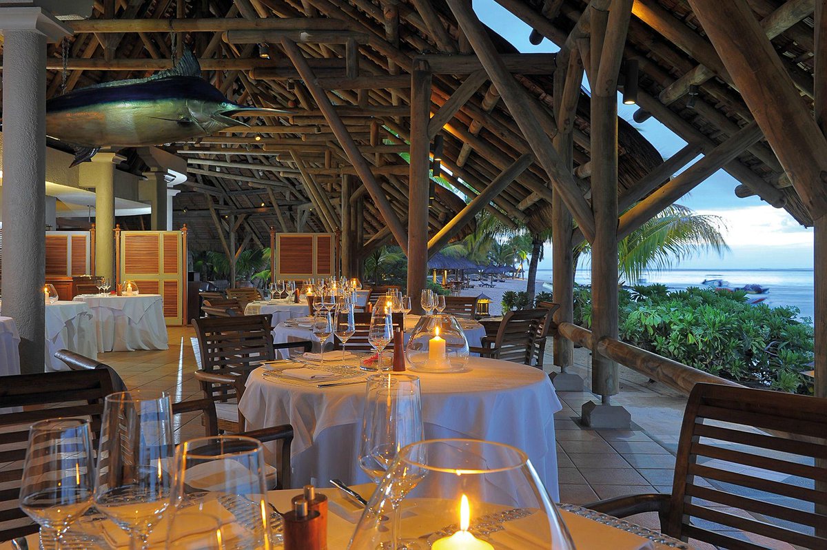 The view from dinner is just as beautiful as your view at breakfast! #ParadisHotel #Mauritius
