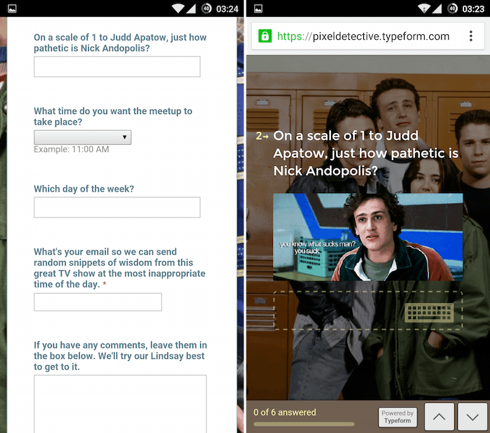 Here's me explaining - Why You Should Ditch Google Forms for <a href="/typeform/">Typeform</a> guidingtech.com/43611/typeform…
