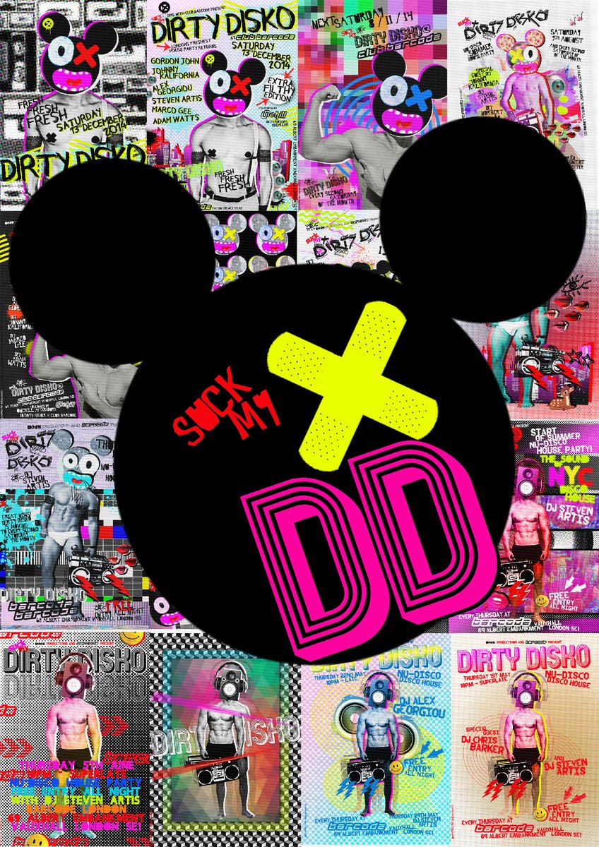 stevenartisUK's tweet photo. SUNDAY Suck my...DIRTY DISKO! WITH MATTIAS DABO/ KURT POTTER/ STEVEN ARTIS @kurtbpotter @djstevenartis @BarcodeLondon http://t.co/YWZIDEXvtY