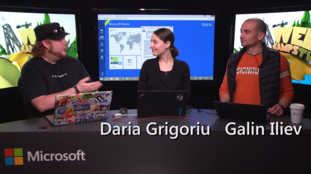VisualStudio's tweet image. Web Camps TV - Azure Web App DevOps Workflow, spr.ly/6012CuJ6 w/ @dariagrigoriu &amp;amp; @GalinIlev #TalkDevOps