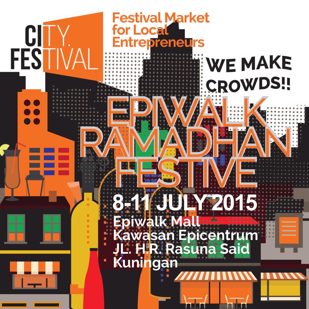 city_festival's tweet photo. City Festival will come on 8th-11th July 2015 at Epiwalk Mall, Kuningan.Calling all tenant #bazaarjakarta #foodtruck http://t.co/LF8lXcoFDA