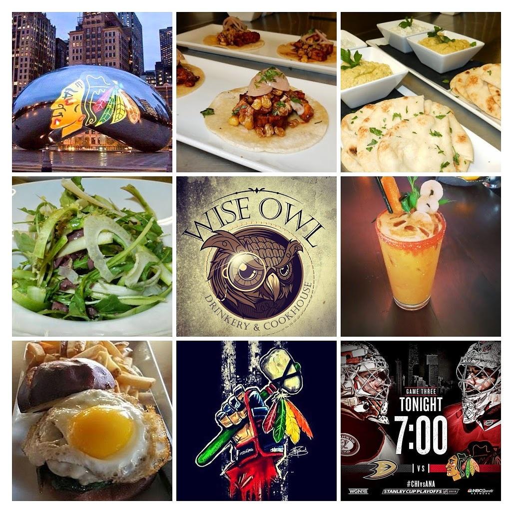 wiseowlchicago's tweet photo. Join us for Game 3 tonight #Blackhawks #westloopisthebestloop #wiseowlchicago #chicagoeats  #chicagofoodie http://t.co/L7DMf4m3ZD