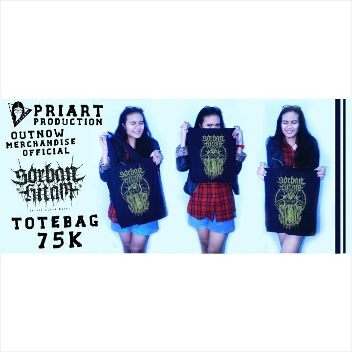 NEW OFFICIAL MERCHANDISE SORBAN HITAM 2015 from PRIARTPROJECT menyediakan T-shirt and totebagLIMITIED EDITION!!\M/