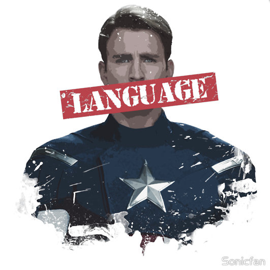 It's still funny. #AvengersAgeOfUltron #CaptainAmerica #WatchYourLanguage