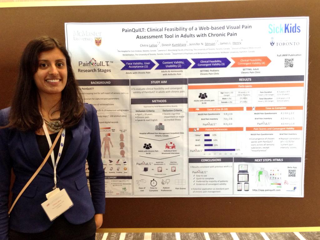 lallooc's tweet photo. Excited to present @PainQuILT at Canadian Pain Society meeting in PEI! #CPS2015 @itbeginswithIF @OCEInnovation http://t.co/RFuYHKUbRr