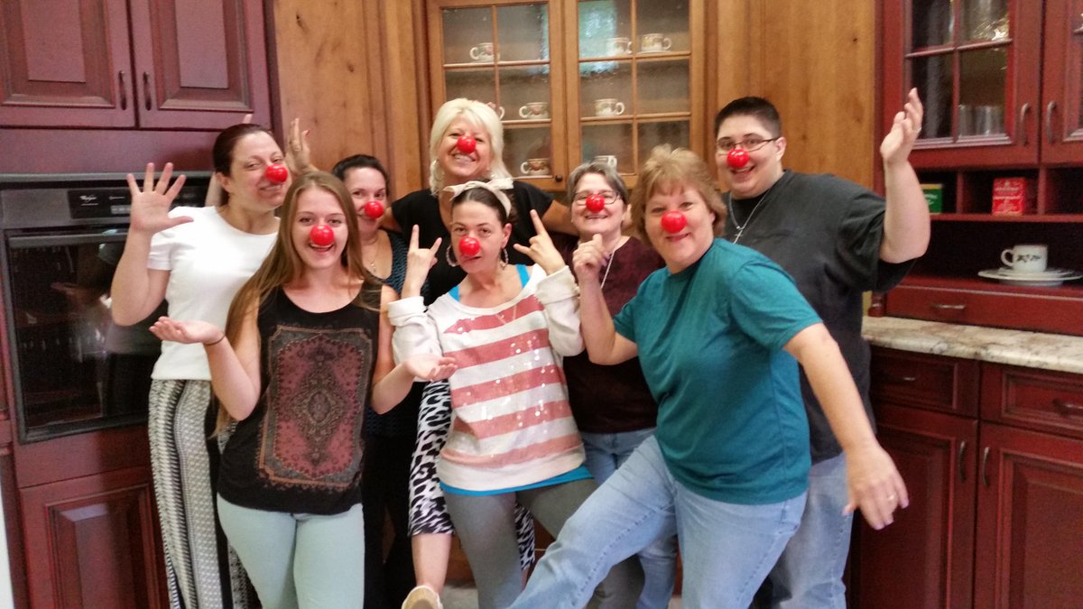 KitchenExpo's tweet photo. Kitchen Expo's Customer Care Team! #RedNose25 #KitchenExpoCares #KitchenExpo #KECustomerCareTeam #RedNoseDay2015 http://t.co/dkUaWwcn0W