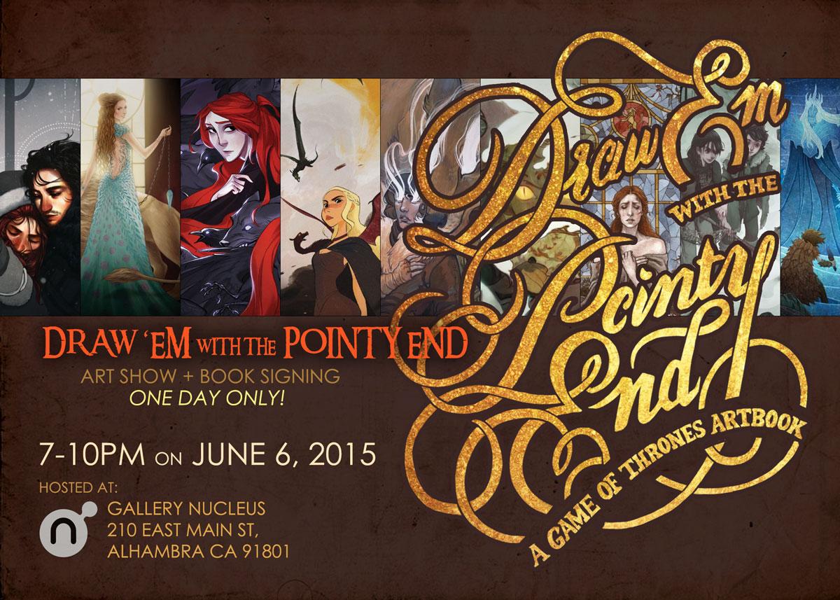 gotartbook's tweet photo. In the LA area? Get a copy and meet the artists at our book signing, 7-10PM on June 6! #GameOfThrones http://t.co/ubIDB8JrPH