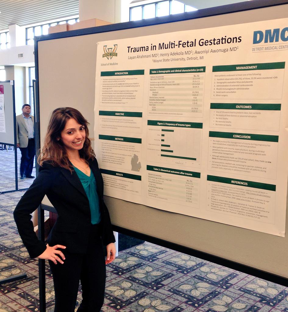 DrAlrahmani's tweet photo. About yesterday. At MI section junior fellow #ACOG annual meeting #MSACOG. @ACOG_AM @ACOGAction http://t.co/UJrM9Pdqmp