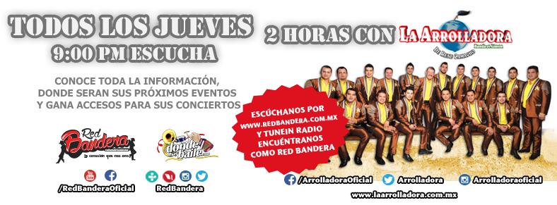 redbandera's tweet photo. HOY 9 PM #2HorasCon @Arrolladora por http://t.co/ymYSqT6vhz @tunein búscanos como @redbandera @Skype #RedBandera http://t.co/7kYukXatAA