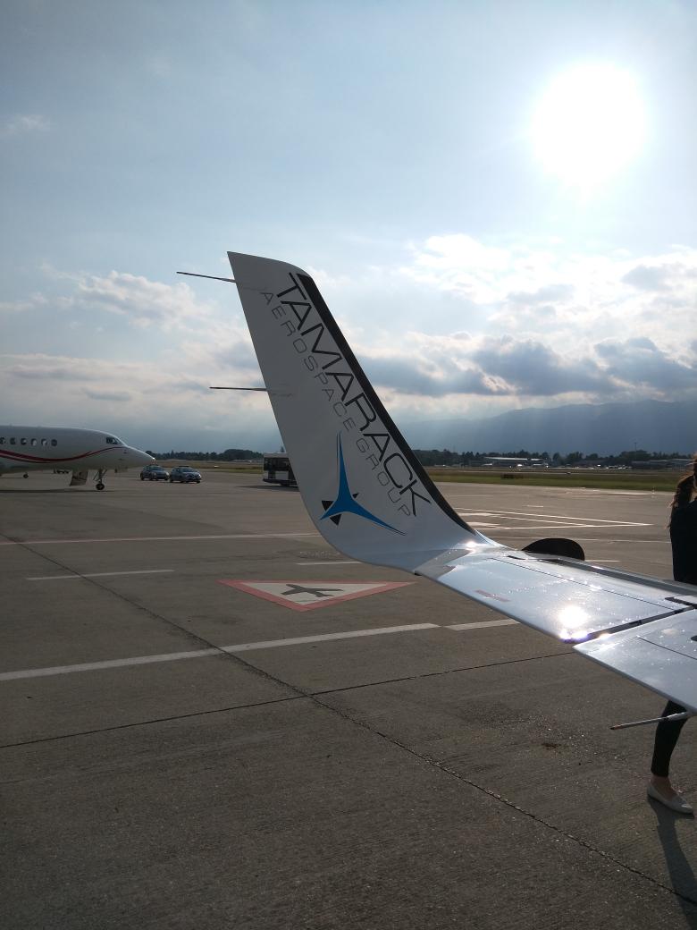 BizAirportIntl's tweet photo. Great #EBACE15 thanks to #tamarackaerospace for the lift home #winglets #savemoney #flyfarther http://t.co/17ONPVwba5