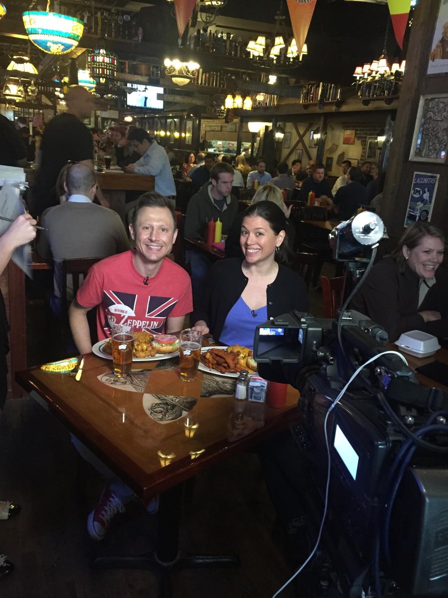 monkspubchicago's tweet photo. We had a visit from @ChicagosBestTV today! Be sure to watch Sunday June 21st at 10pm on @WGNTV! http://t.co/EcKfbBVeaV