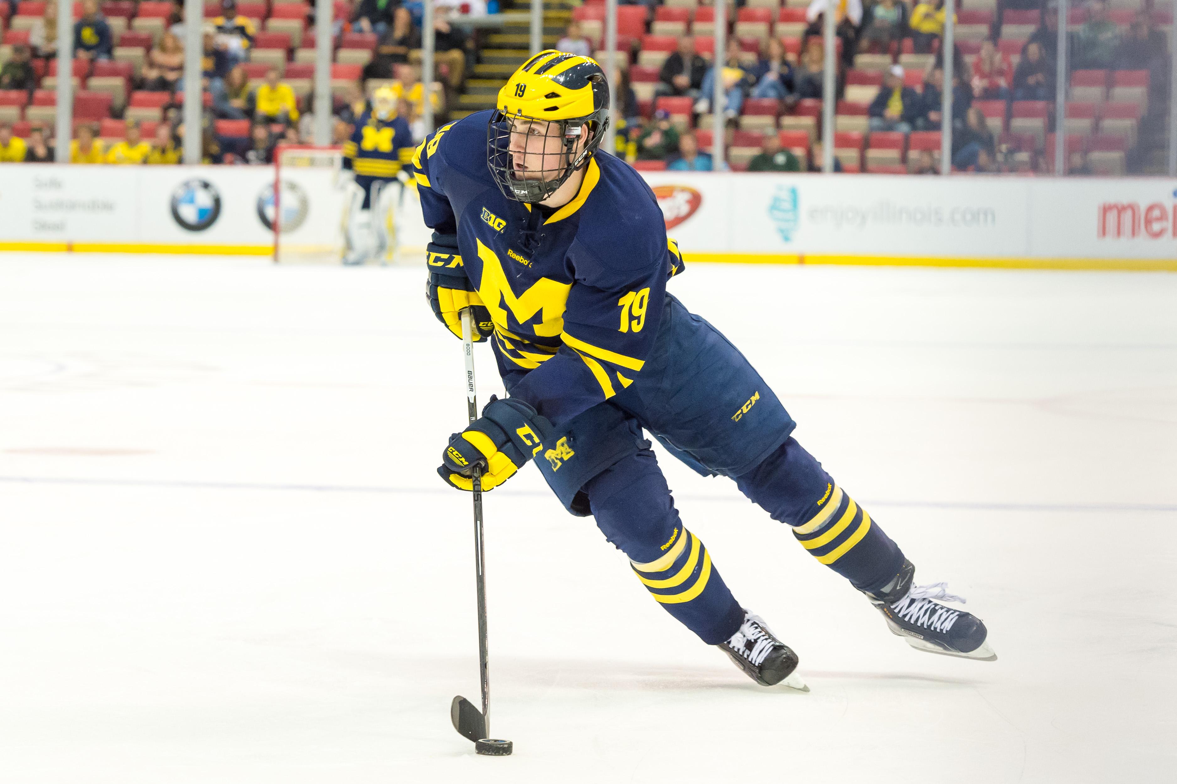 Michigan Hockey on X: Dylan Larkin Signs Pro Contract with Detroit Red  Wings (w/quotes from Larkin, Red Berenson)    / X