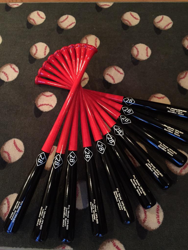 BandBoxSticks's tweet photo. Summer is here so DO NOT leave town without ordering your BandBox Stick wood bats! Fully Customized $65.00 per Bat! http://t.co/jAWHvBHqW2
