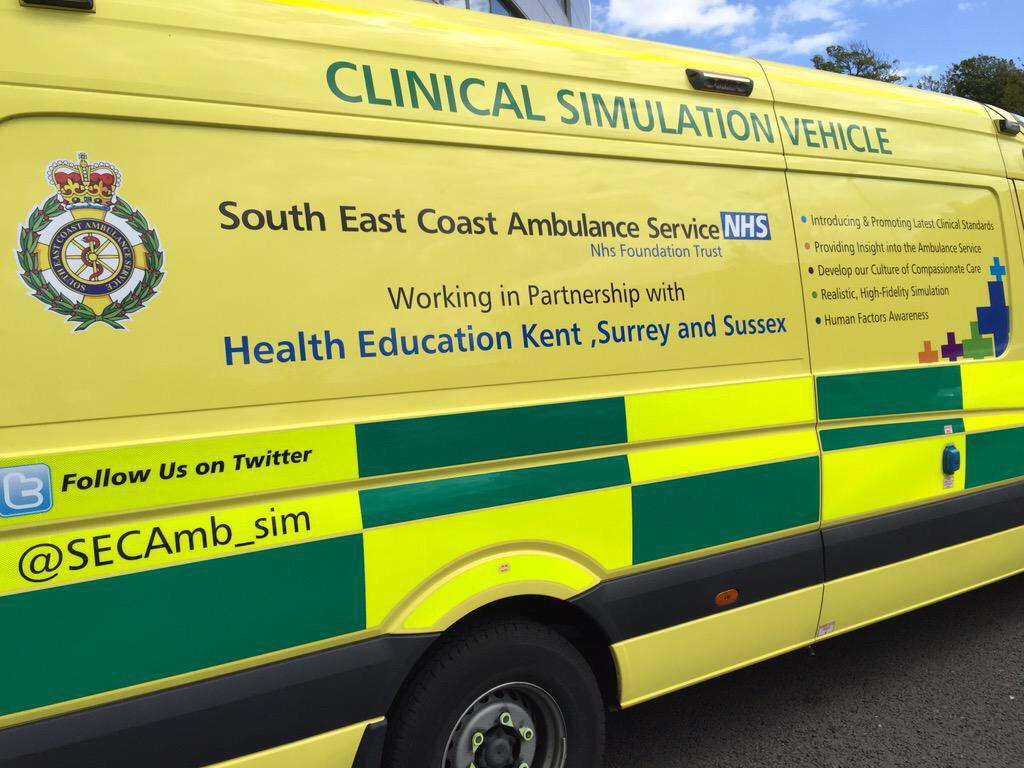 TomTheParamedic's tweet photo. Exciting developments in clinical simulation w/ @SECAmb_sim #simbulance at #IPHEC2015 #innovation @HE_KSS http://t.co/xu8OAEmF3w