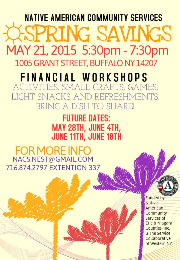 #Financialworkshop later tonight! Come stop by #NACSWNY. #education