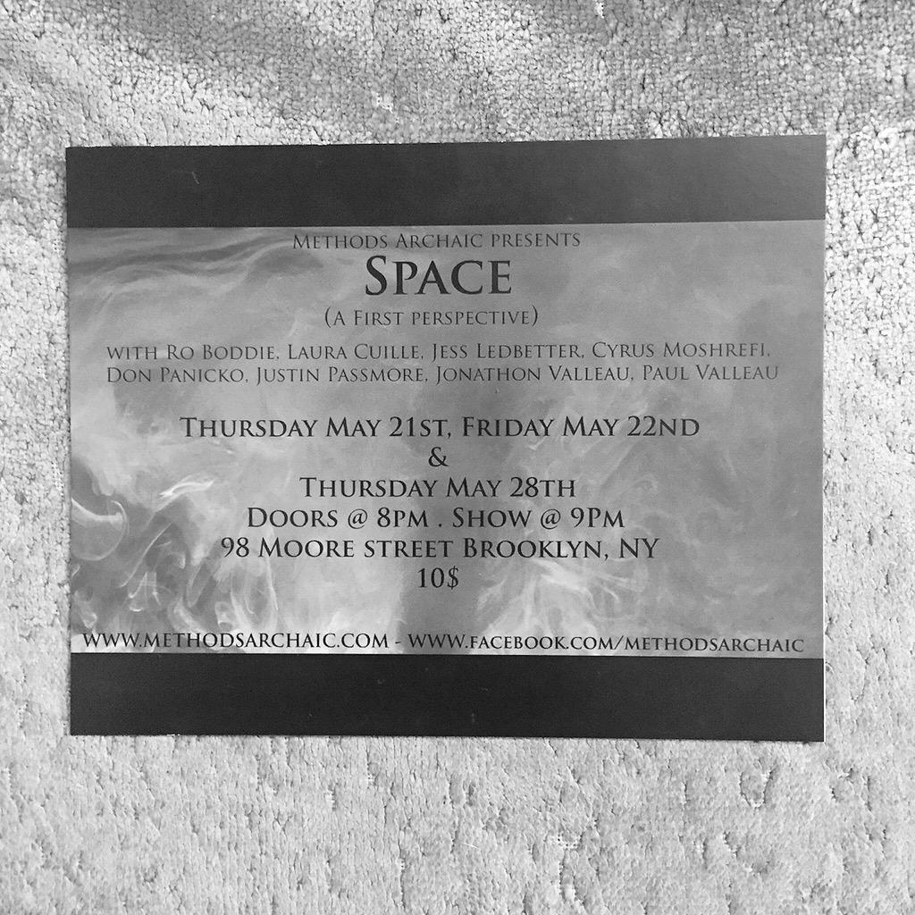 _methods_'s tweet image. *SPACE*