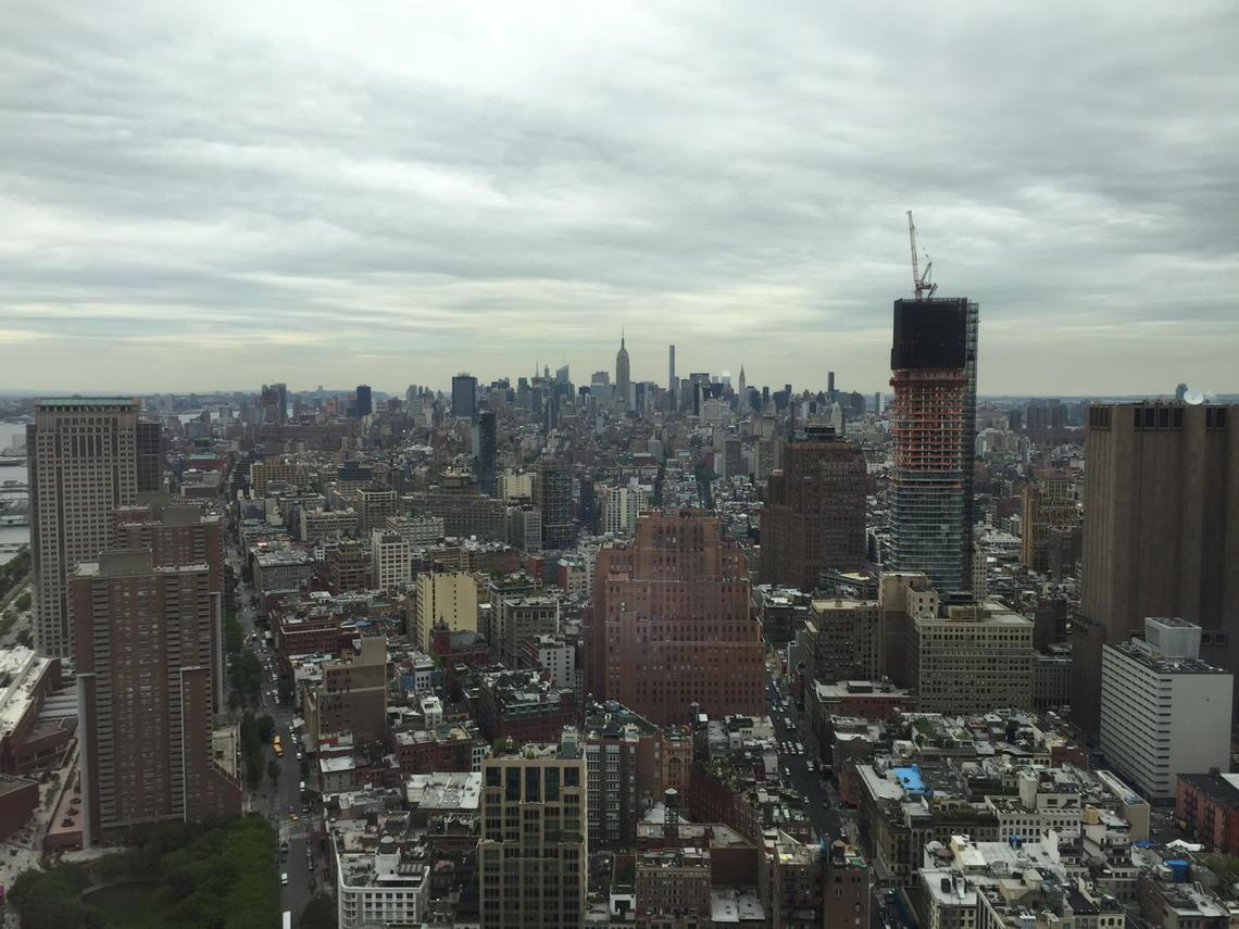 PeterStrid's tweet photo. Northern view of #NYC from the 50th floor of #7WorldTrade what a day in the city representing @PeopleLinx http://t.co/9RiqwY1E5c