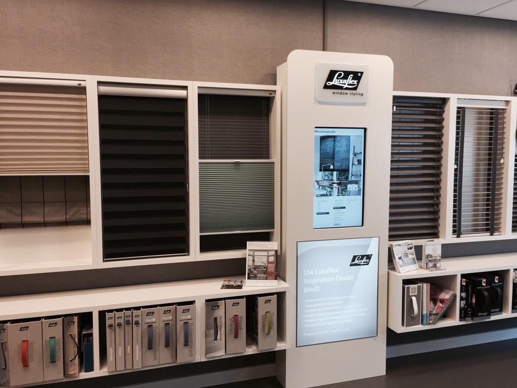 Luxaflex biedt wooninspiratie met touchscreens en dat werkt prima!