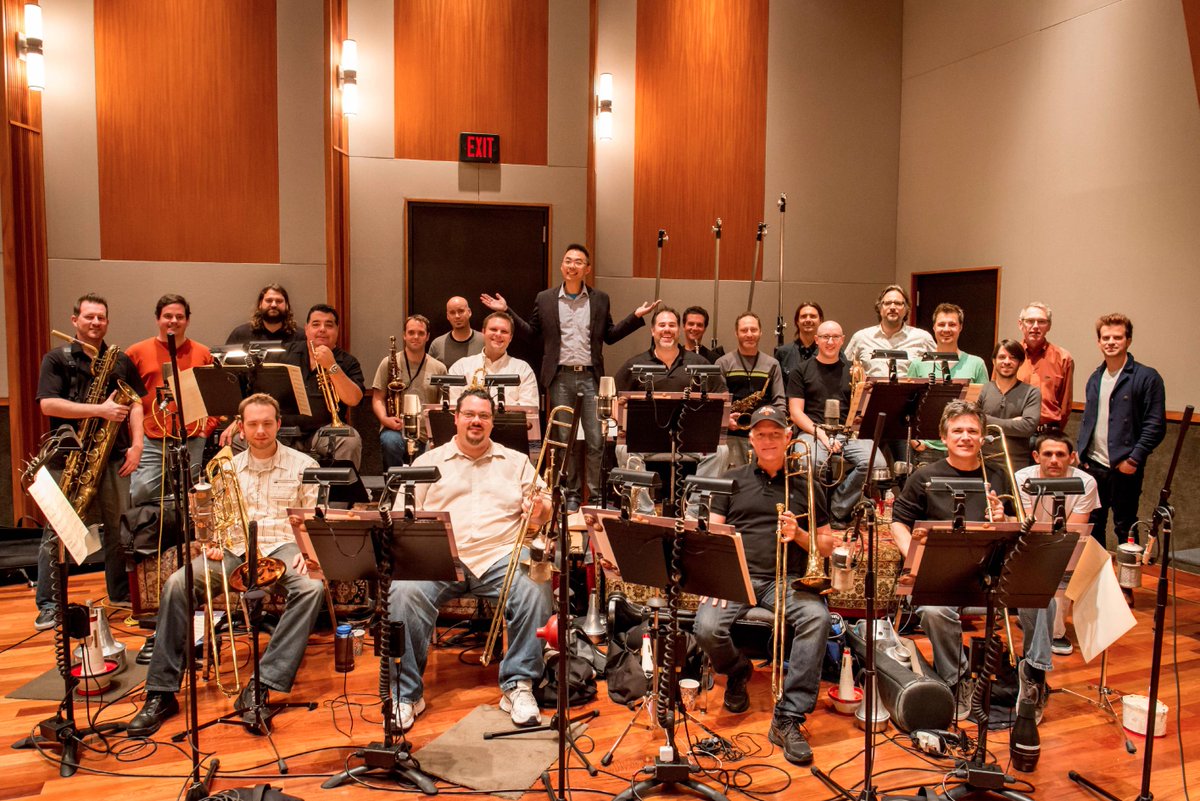 alanchanmusic's tweet photo. @bridge_glendale is a great studio! Photo from 2013 session, hope to be back soon! #bigband #ShrimpTale http://t.co/7KO8sEbuO0