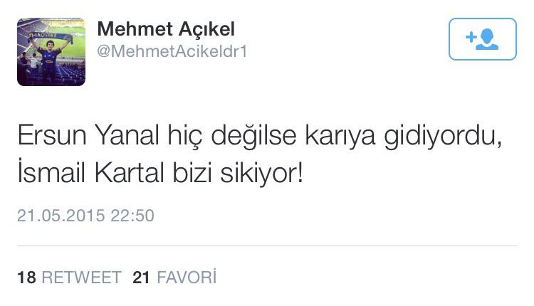 SabriReyiziniz's tweet photo. Gördüğüm en iyi İsmail Kartal twiti ahahahhahahshjdkkdjsjj http://t.co/60IXRtCpME