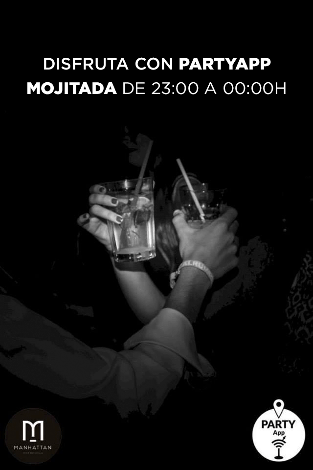 _PartyApp's tweet image. Manhattan Sevilla RIVER BAR te espera esta noche con PartyApp de 23.00 a 00:00h. #TuPersonalParty #Manhattan