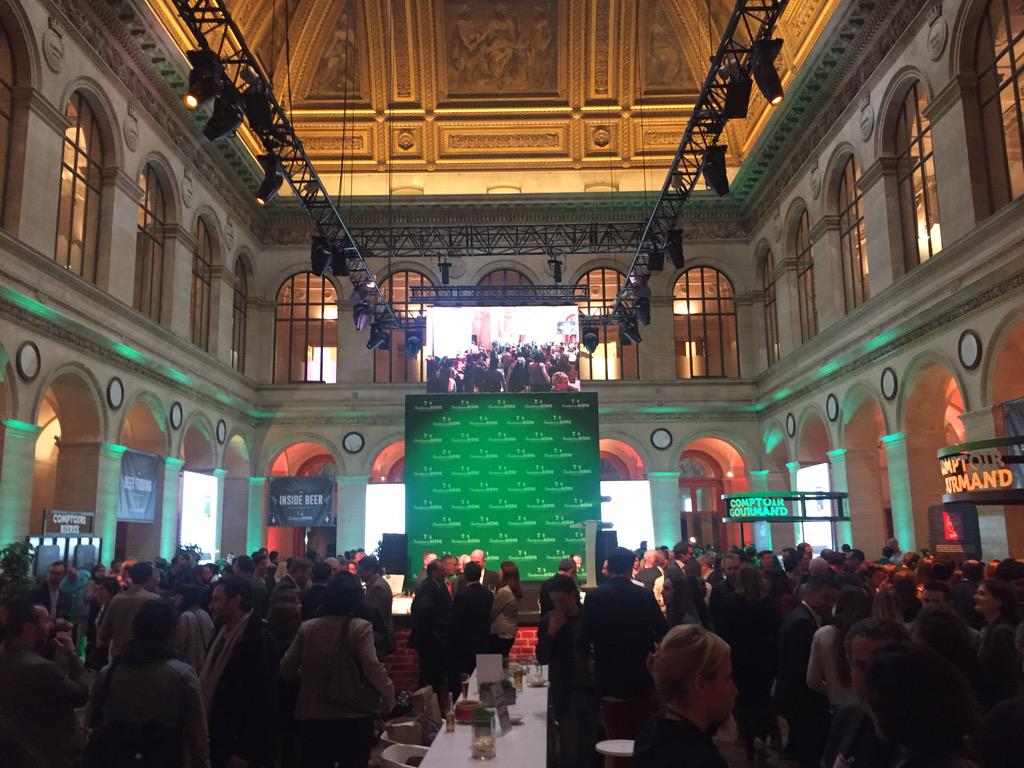 NGazzola's tweet photo. Dégustation de bières #ThePlaceToBeer Bravo @HEINEKENFrance @ChristopheMazel @FelixLennes http://t.co/b7InwHDXTY