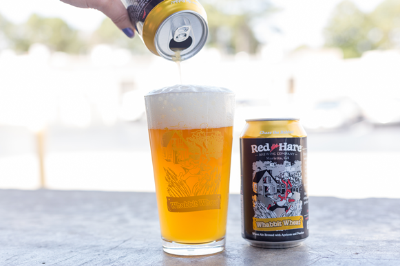 Novelis's tweet photo. Have you tried @RedHareBrewing's #WhabbitWheat yet? Not only is it packaged in our #evercan, it's also delicious! http://t.co/w5gZftD8ZE